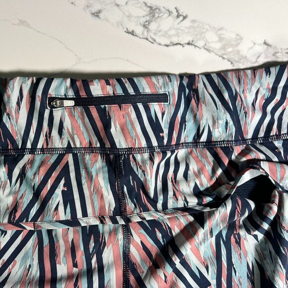 Smartwool - Merino Sport Lined Shorts - Navy/dusty rose/Light Blue - Size XL - Picture 7 of 14